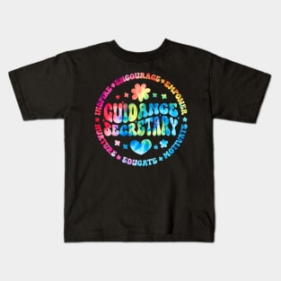 Groovy Guidance Secretary Appreciation Week Back to School Kids T-Shirt